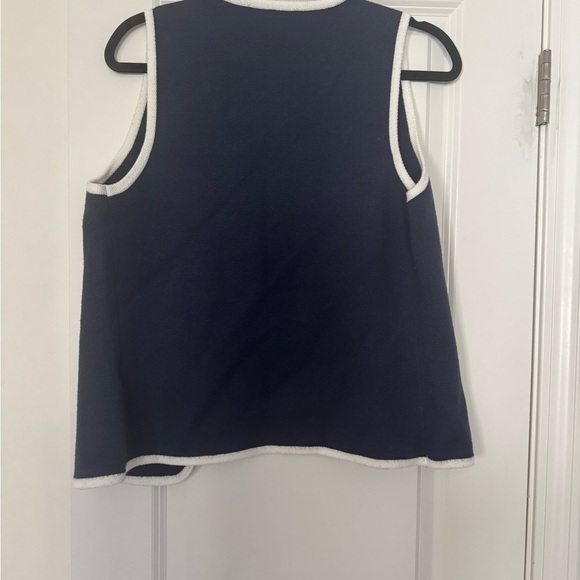 Abercrombie & Fitch Mara Crew Neck Sweater Navy  Size Medium - Picture 4 of 5